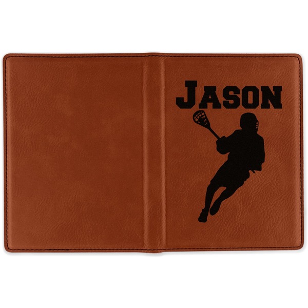 Lacrosse Cognac Leather Passport Holder Outside Single Sided - Apvl
