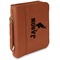 Lacrosse Cognac Leatherette Bible Covers with Handle & Zipper - Main