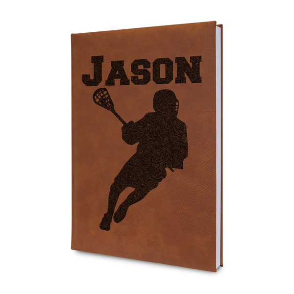 Custom Lacrosse Leatherette Journal - Double Sided (Personalized)