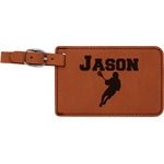 Lacrosse Leatherette Luggage Tag (Personalized)