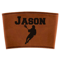 Lacrosse Leatherette Cup Sleeve (Personalized)