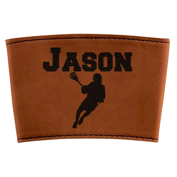 Custom Lacrosse Leatherette Cup Sleeve (Personalized)