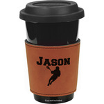 Lacrosse Leatherette Cup Sleeve - Single Sided (Personalized)