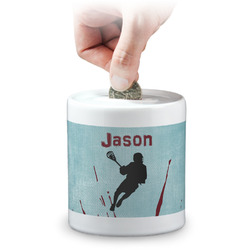 Lacrosse Coin Bank (Personalized)