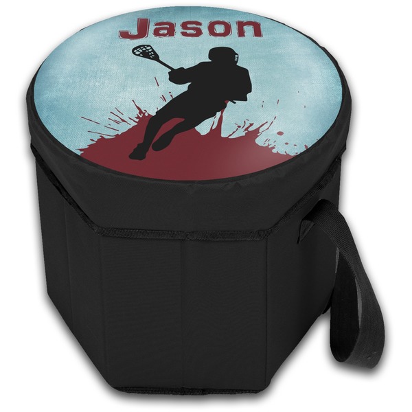 Lacrosse Collapsible Personalized Cooler & Seat (Closed)