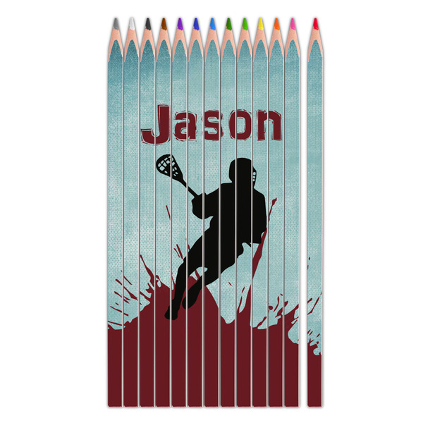 Custom Lacrosse Colored Pencils (Personalized)
