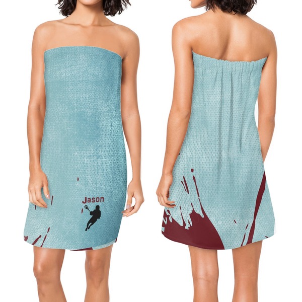 Lacrosse Custom Bath Wrap - Front & Back View