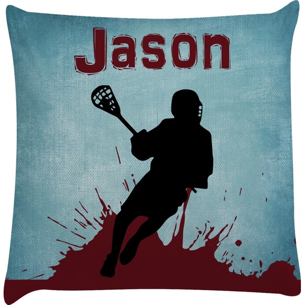 Custom Lacrosse Decorative Pillow Case (Personalized)