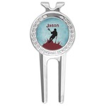 Lacrosse Golf Divot Tool & Ball Marker (Personalized)