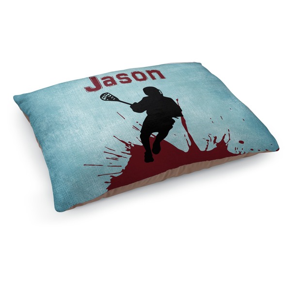 Custom Lacrosse Dog Bed - Medium w/ Name or Text