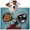 Lacrosse Dog Food Mat - Medium w/ Name or Text