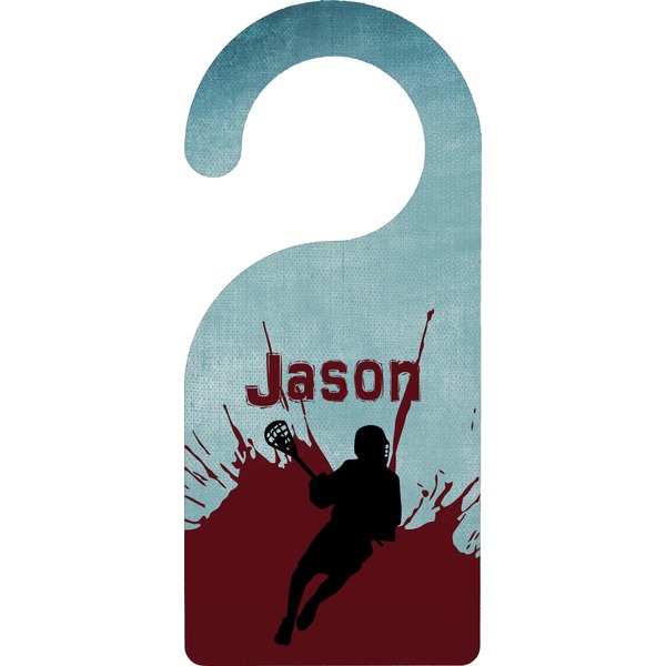 Custom Lacrosse Door Hanger (Personalized)