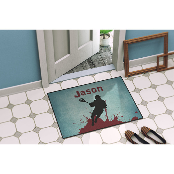Lacrosse Door Mat Lifestyle