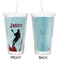 Lacrosse Double Wall Tumbler with Straw - Approval