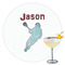 Lacrosse Printed Drink Topper - 3.5" (Personalized)