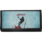 Lacrosse Canvas Checkbook Cover (Personalized)
