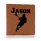 Lacrosse Leather Binder - 1" - Rawhide - Front View