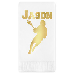 Lacrosse Guest Napkins - Foil Stamped (Personalized)