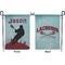 Lacrosse Garden Flag - Double Sided Front and Back