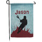 Lacrosse Small Garden Flag - Single Sided w/ Name or Text