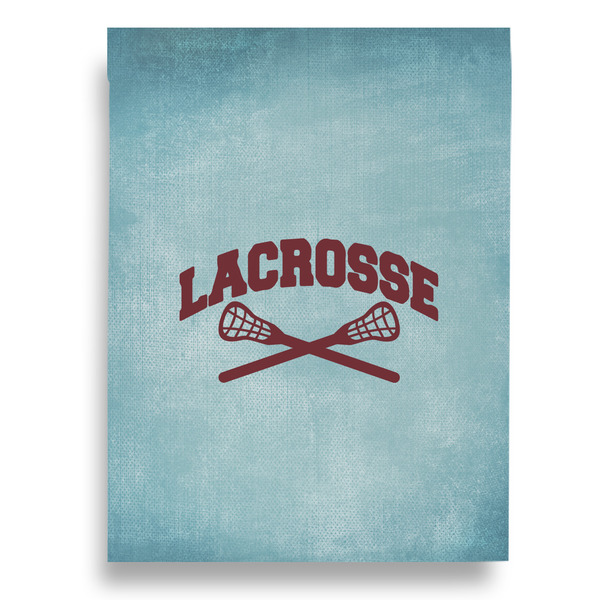 Lacrosse Garden Flags - Large - Double Sided - BACK