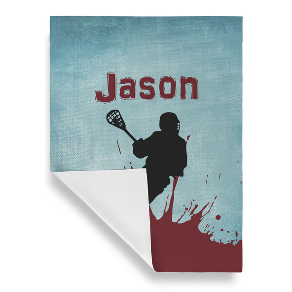 Lacrosse Garden Flags - Large - Single Sided - FRONT FOLDED