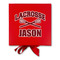 Lacrosse Gift Boxes with Magnetic Lid - Red - Approval