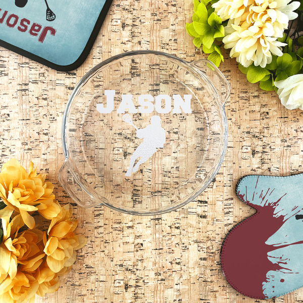 Lacrosse Glass Pie Dish - LIFESTYLE