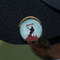 Lacrosse Golf Ball Marker Hat Clip - Gold - On Hat