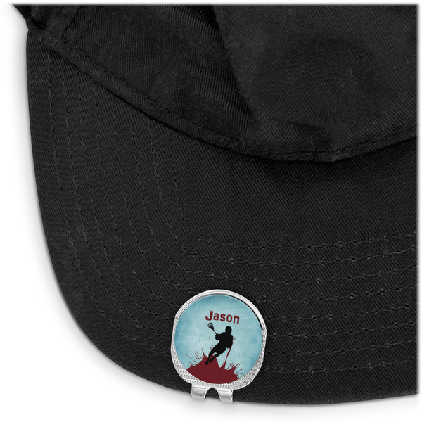 Lacrosse Golf Ball Marker Hat Clip - Main