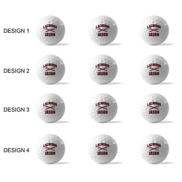 Lacrosse Golf Balls - Generic - Set of 12 - APPROVAL