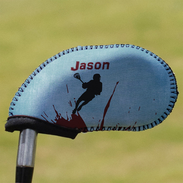 Custom Lacrosse Golf Club Iron Cover (Personalized)