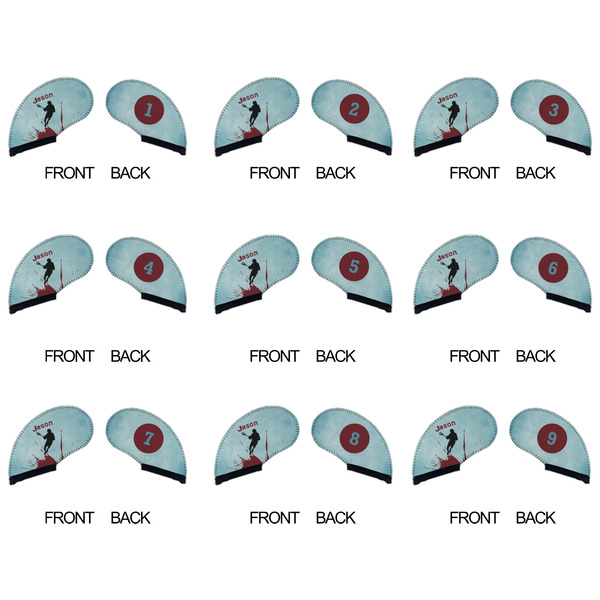 Lacrosse Golf Club Covers - APPROVAL (set of 9)