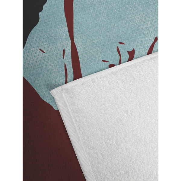 Lacrosse Golf Towel - Detail