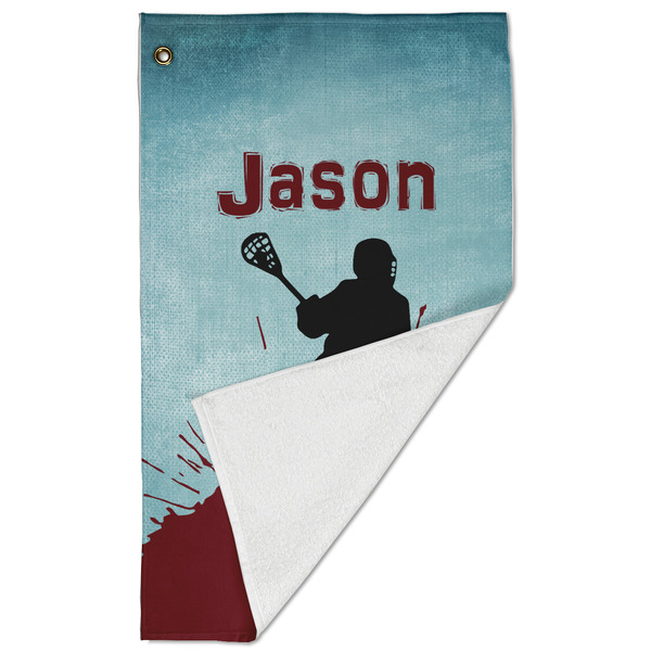 Lacrosse Golf Towel - Folded (Large)