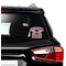 Lacrosse Graphic Car Decal (On Car Window)