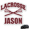 Lacrosse Graphic Car Decal