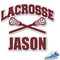 Lacrosse Graphic Iron On Transfer