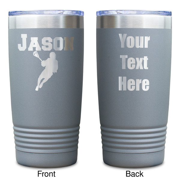 Lacrosse Gray Polar Camel Tumbler - 20oz - Double Sided - Approval