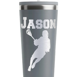 Lacrosse RTIC Everyday Tumbler with Straw - 28oz - Grey - Single-Sided (Personalized)