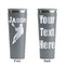 Lacrosse Grey RTIC Everyday Tumbler - 28 oz. - Front and Back