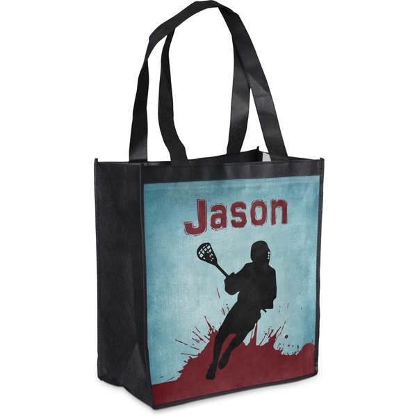 Custom Lacrosse Grocery Bag (Personalized)