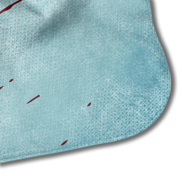 Lacrosse Hooded Baby Towel- Detail Corner