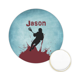 Lacrosse Printed Cookie Topper - 2.15" (Personalized)