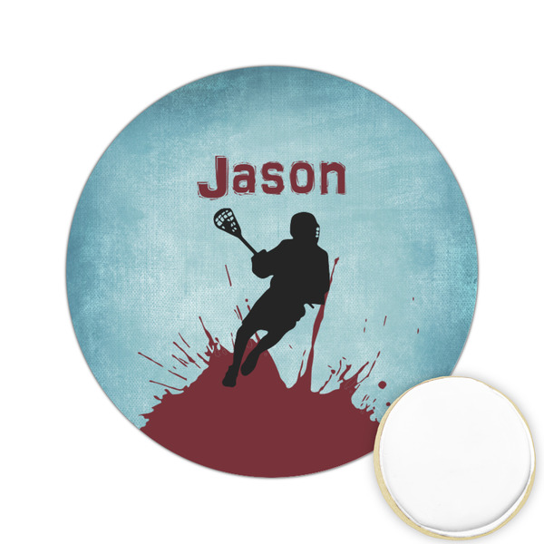 Custom Lacrosse Printed Cookie Topper - 2.15" (Personalized)