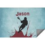 Lacrosse Indoor / Outdoor Rug - 6'x8' w/ Name or Text