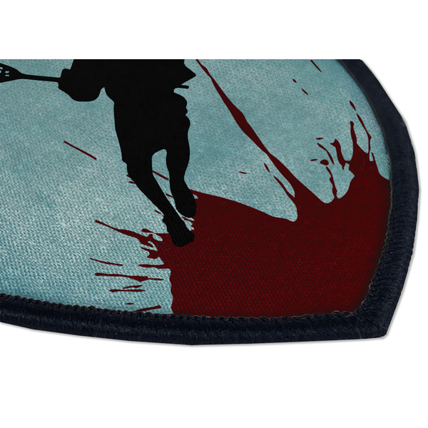 Lacrosse Iron on Shield 3 Detail