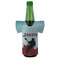 Lacrosse Jersey Bottle Cooler - FRONT (on bottle)