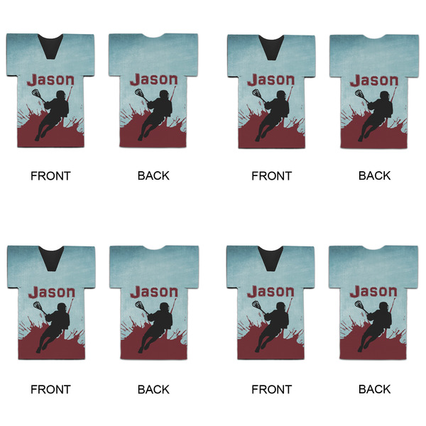 Lacrosse Jersey Bottle Cooler - Set of 4 - APPROVAL