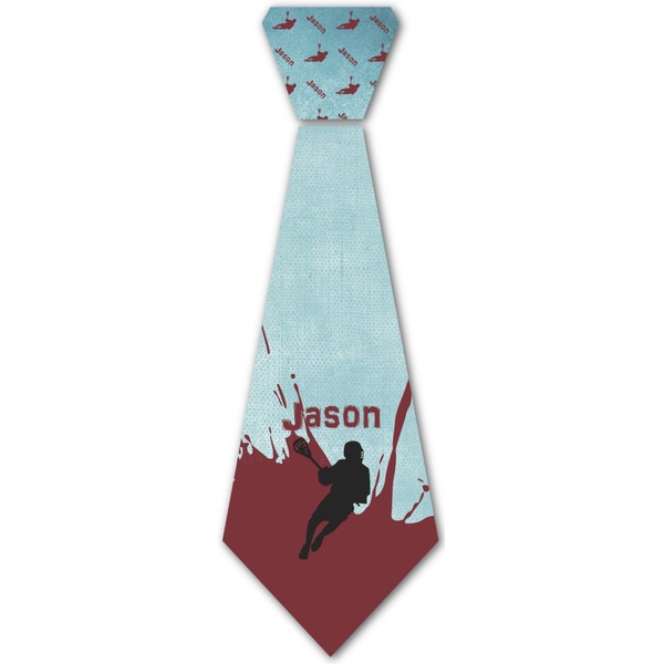 Custom Lacrosse Iron On Tie (Personalized)